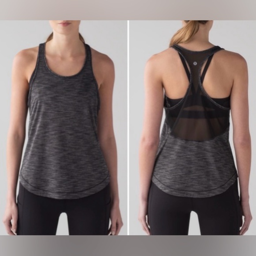 Lululemon Gray racer back  Women's Top
